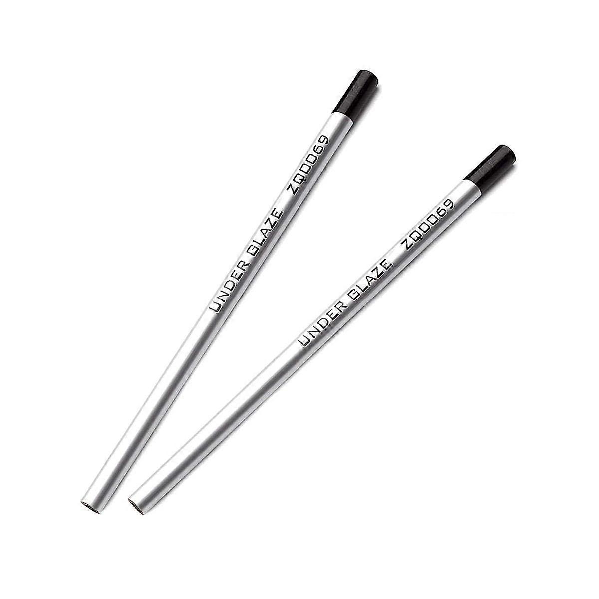 2Pcs Underglaze Pencils, Underglaze Pencils for Pottery,Underglaze Pencil Precision Underglaze Penc