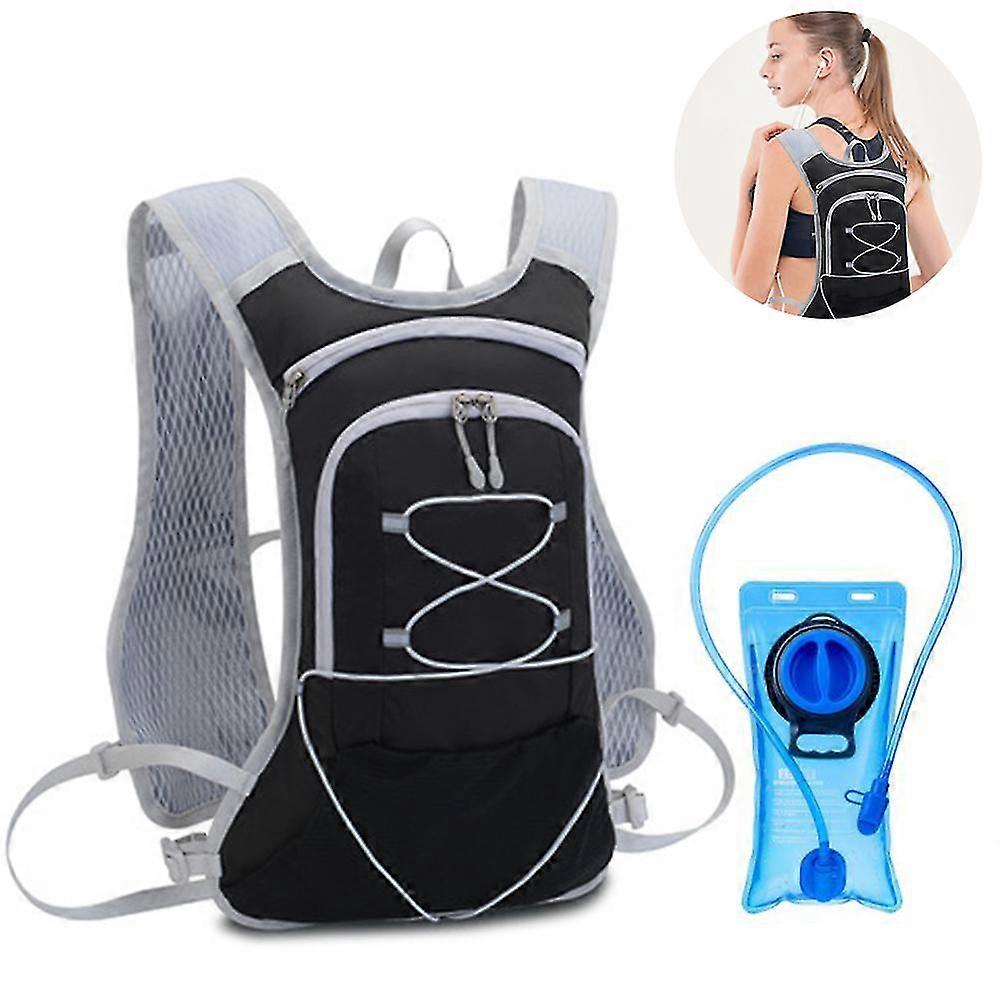 Hydration Backpack With 2l Bpa Free Water Bladder, Water Backpackdark grey