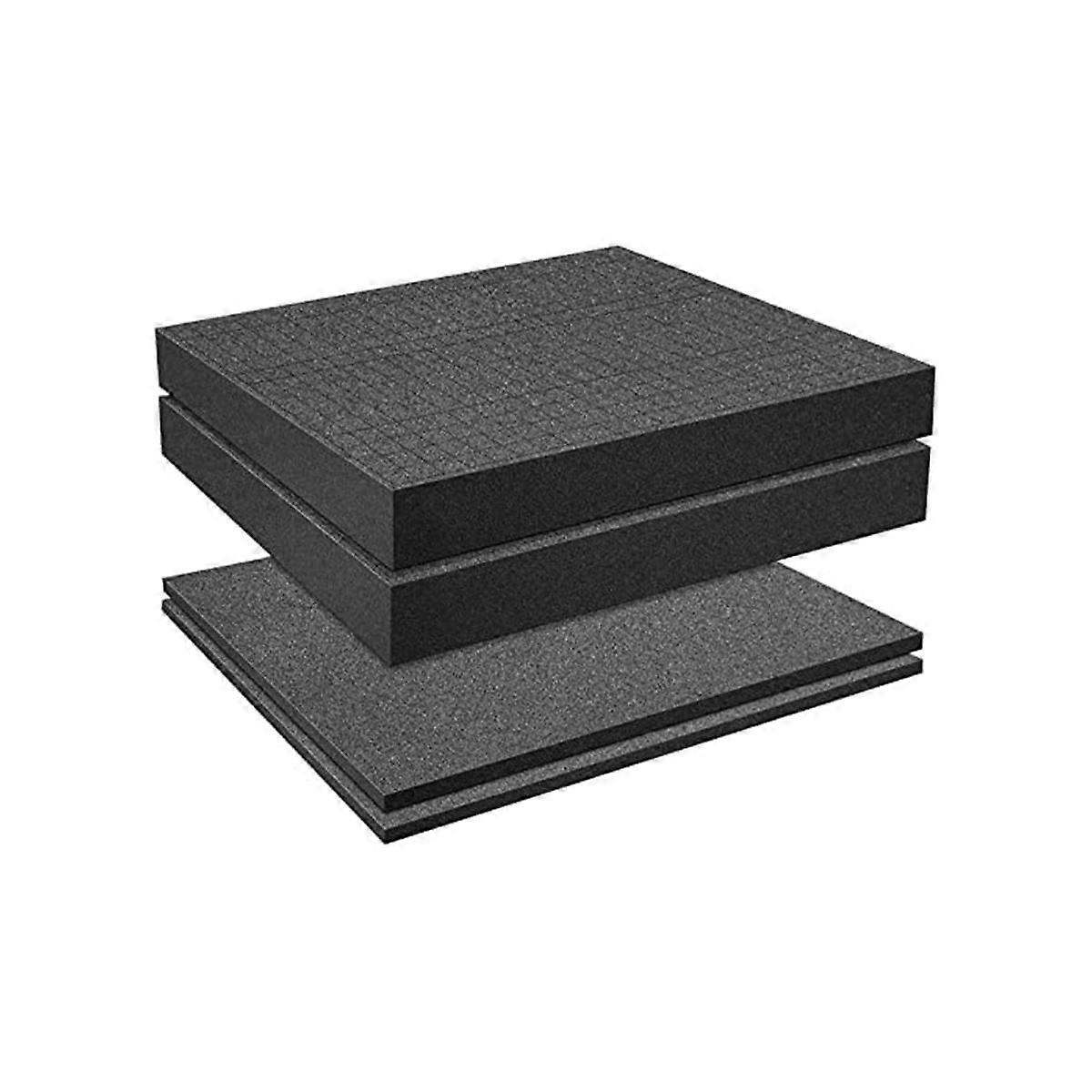 Grid Foam Cube-Foam, 2 Τεμάχια 400x300x50mm/2 Τεμάχια 400x300x10mm, Εργαλειοθήκη Θήκη Camera Foam, Case I