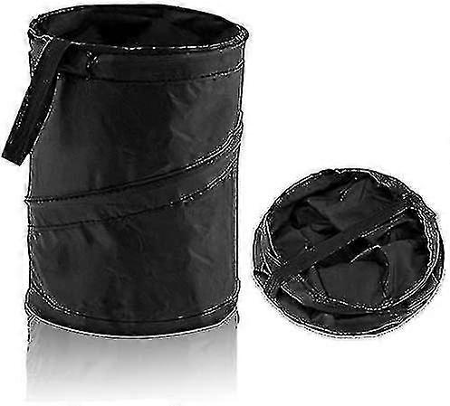 Sajy Black Compact Mini Collapsible Car Bin