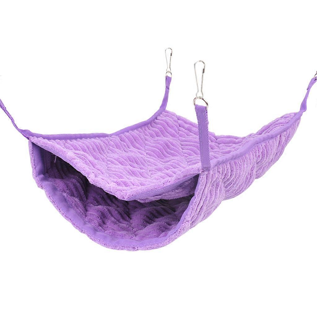 Practical Small Pet Hanging Hammock Double Layer Glider Sleeping Pet Bed Warm