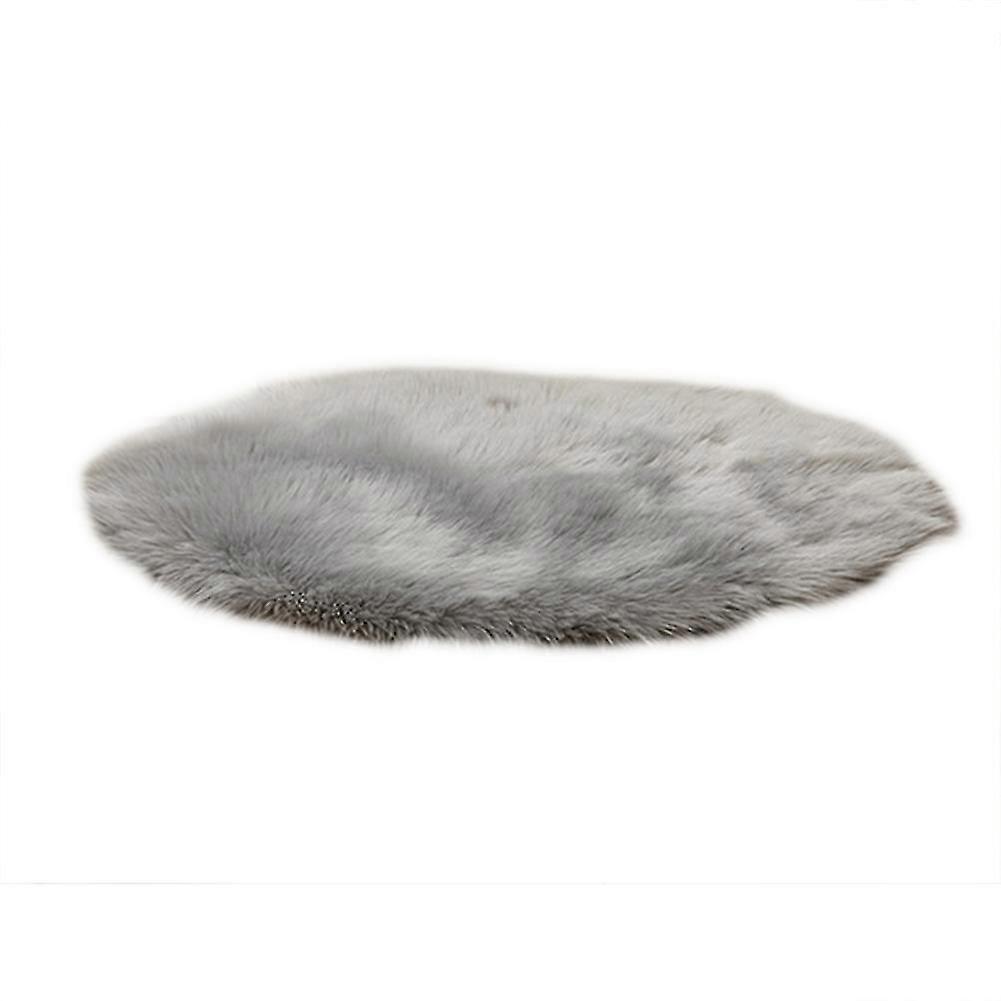 Hem Sovrum Golv Runt Mjuk Fluffig Sittstol Soffa Matta Matta Täckkudde