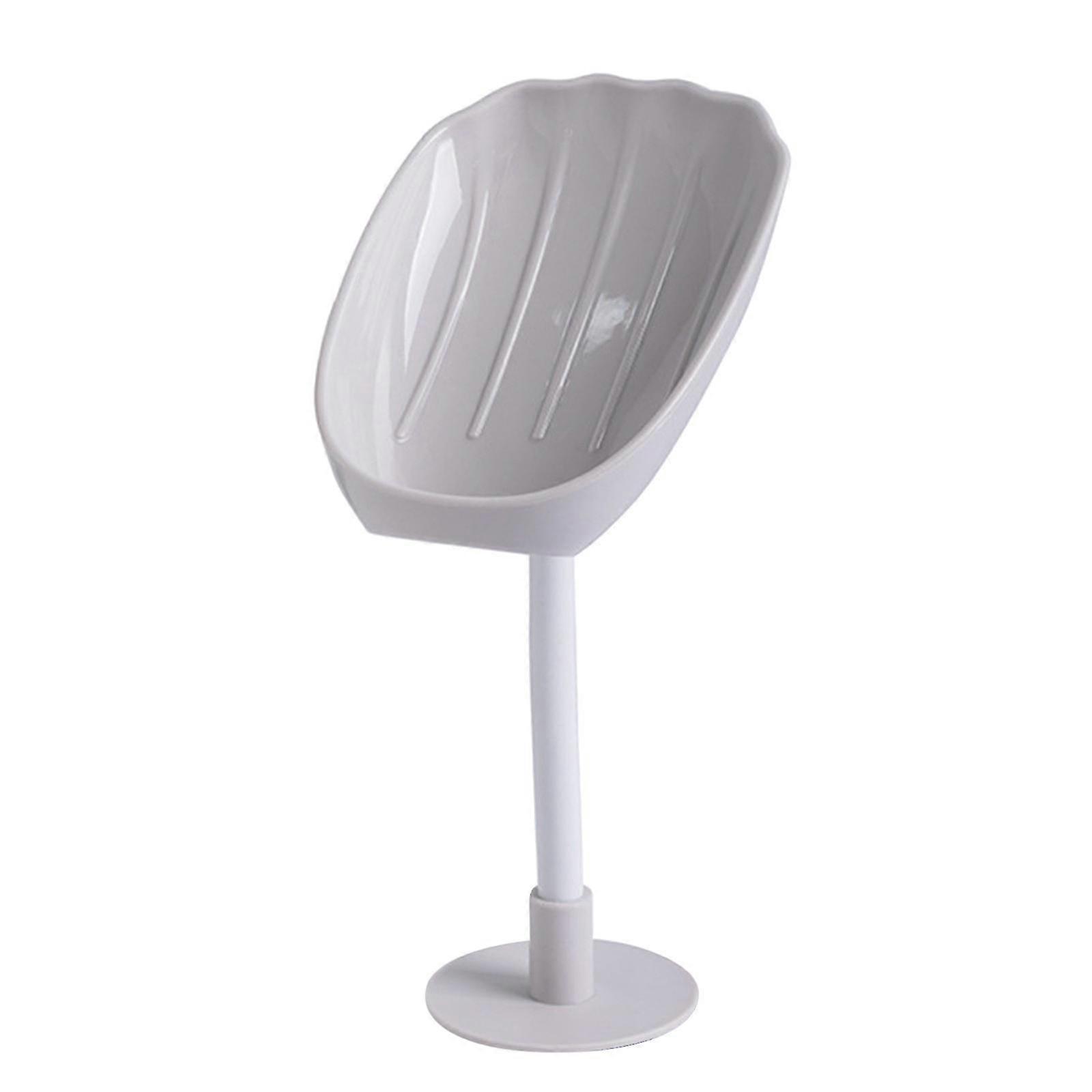 Bathroom Water Draining Soap Dish Case Holder Drainer Soap Save Storage Box