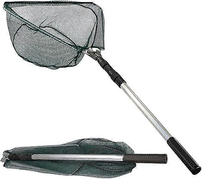 Telescopic Fishing Landing Net Foldable Collapsible Extensible Foldable Portable for Bird Fish Catch Release