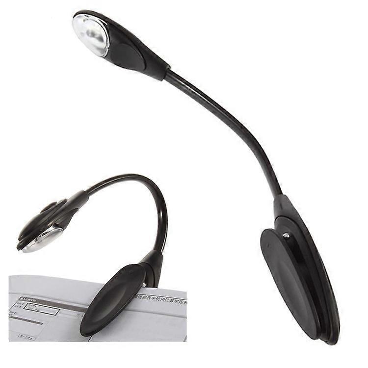 Use our desk lamp-reading lamp with LED and black clip to read easily.