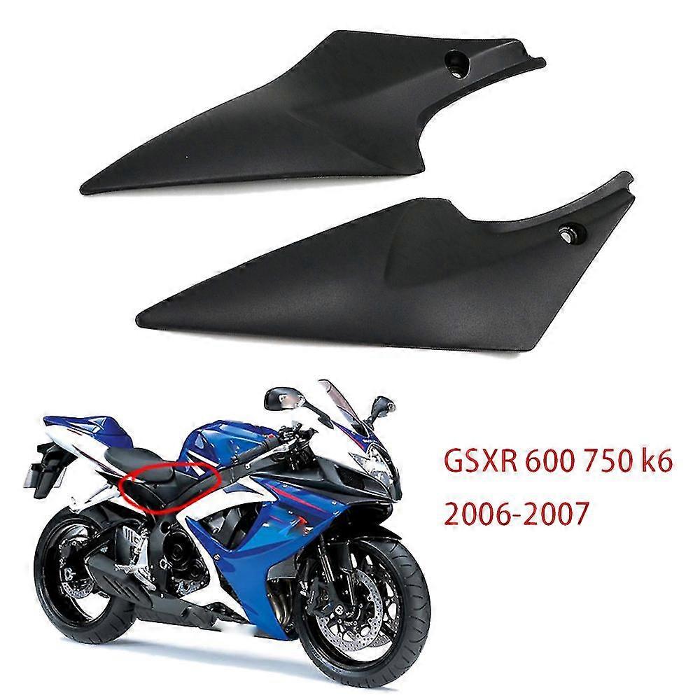 thumbnail image 2 of Trichtu Mount Black Tank Side Fairing Covers For Suzuki GSXR 600/750 2006-2007 – Left & Right 2 of 5