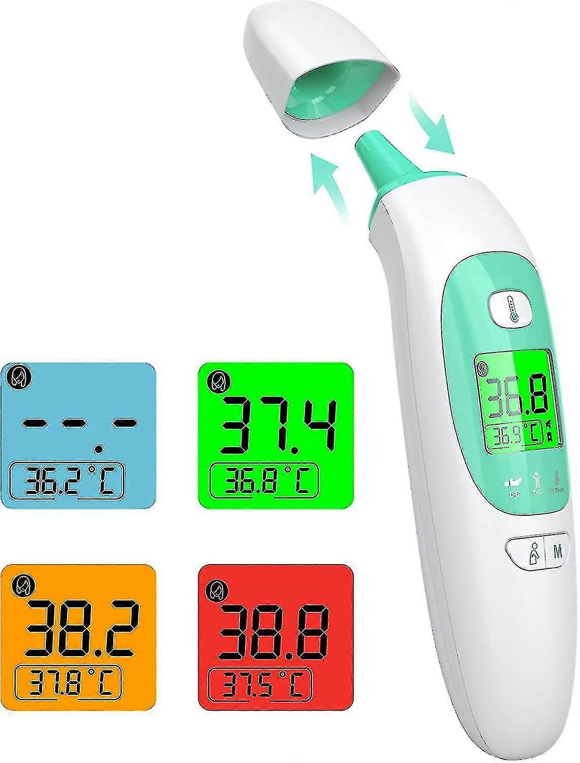 Adult Forehead Thermometer, Non-contact Thermometer, Medical Fever Alarm, Lcd Display And Memory Function