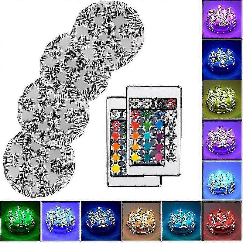 Diving Knob Lights Led Pool Lights Aquarium Colorful Light Remote Control