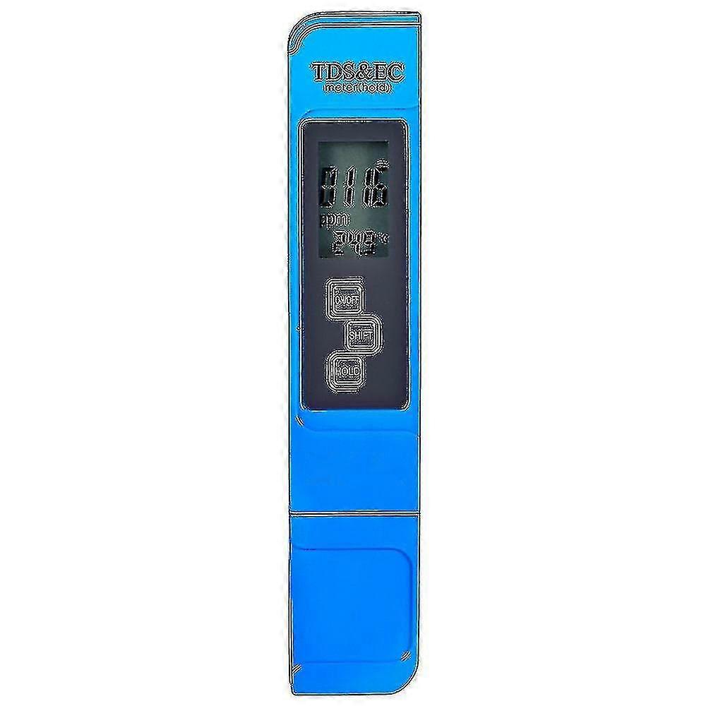 X Tds Ec Amp; Temperature Meter 3 In 1 Fast And Reliable Measurement 0-9990 Ppm 0-9990 S/cm With 2% Accuracy For Aquarium, Lab Test,gardening,indoor