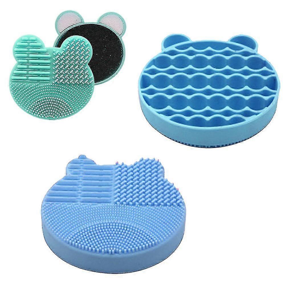 2 In 1 Silicone Cosmetic Makeup Brush Cleaning