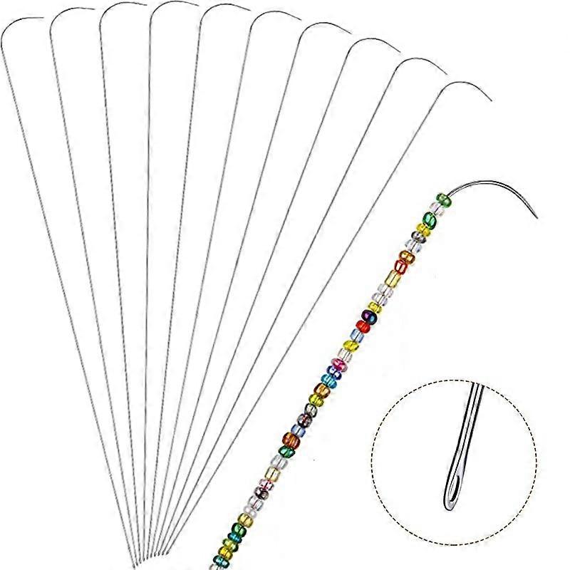 12pcs Curved Beading Needle bead Spinner Needle Stringing Tool