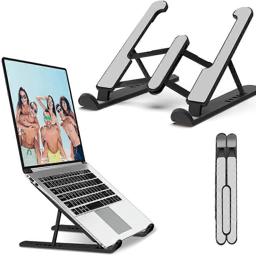 Laptop Stand, 6-Stage Adjustable Laptop Stand, Portable Foldable Laptop Stand, Ventilated Laptop Bracket, Non-Slip Notebook Stand Compatible With 11-1