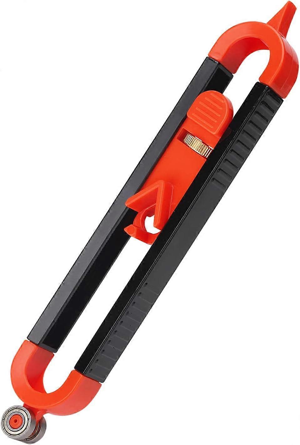 Contour Gauge with Lock, Precisely Copy Irregular Shape Duplicator, Adjustable Lock Woodworking Measure Ruler for DIY Handyman, Construction, Carpet, 