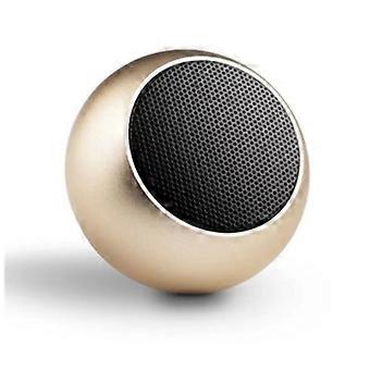 Bluetooth Speaker Portable Gold Mini Sports Speaker Double Machine To Chain Water And Dust Resistant Small But Powerful gold