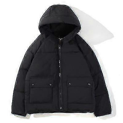 Hipster Winter Warm Down Cartoon Bear Print Jacket