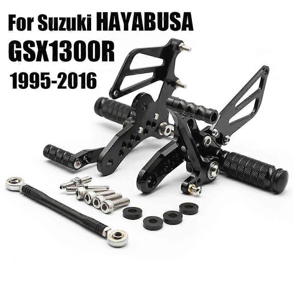 CNC Adjustable Rearset For Suzuki GSX1300R HAYABUSA GSXR1300 GSX 1300R GSXR 1300 Quick Shifter Footpeg Footrest Rear Set Pedal