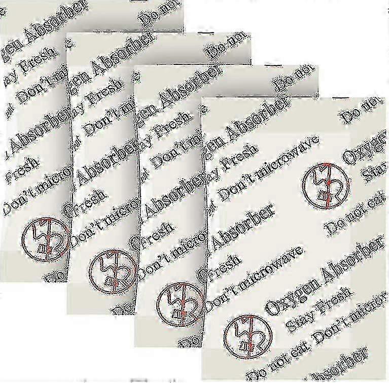 200cc(100-pack) Food Grade Oxygen Absorbers Packets For Food Storage,oxygen Absorbers Storage Packets With Oxygen Indicator In Vacuum Bag And 3 Times