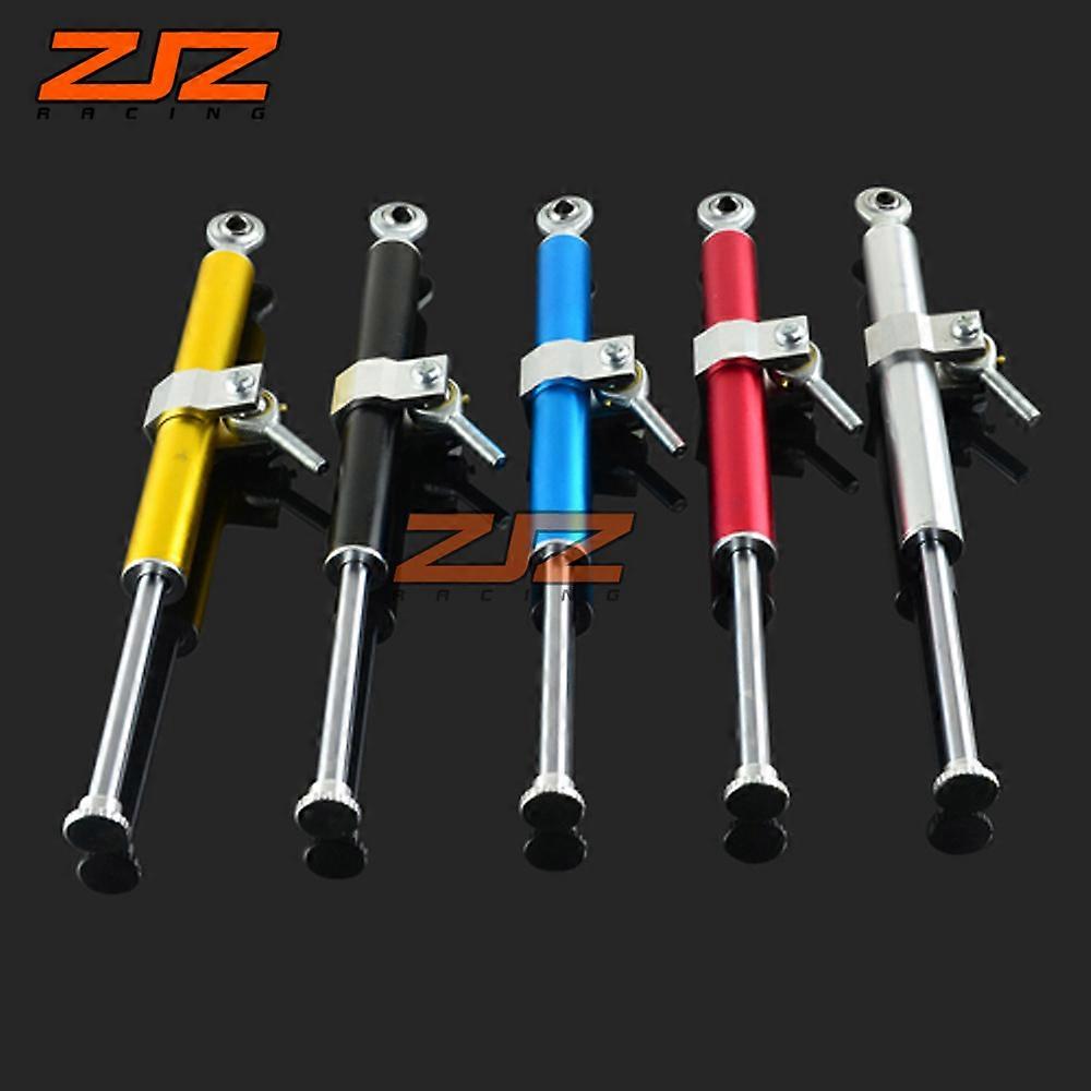 Compatible Motorcycle Modified Accessories, Directional Damper, Modified Titanium Ruler, Modified Steering Rod, Long Handlebar Steering Wheel