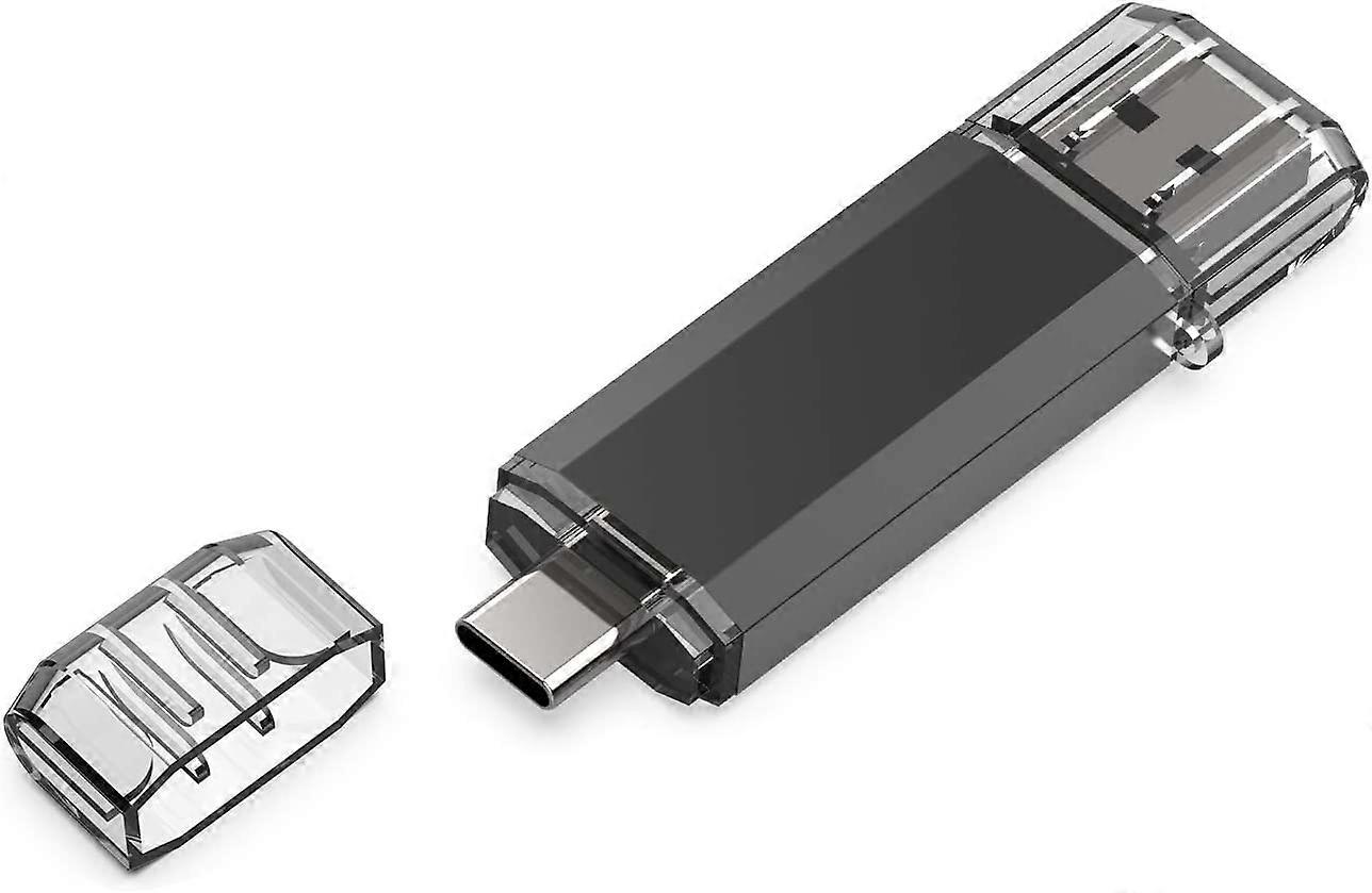 64 GB Typ C Flash-Laufwerk 2 in 1 OTG USB 3.0 + USB C Memory Stick mit Schlüsselanhänger Dual Typ C USB Thumb Drive Photo Stick
