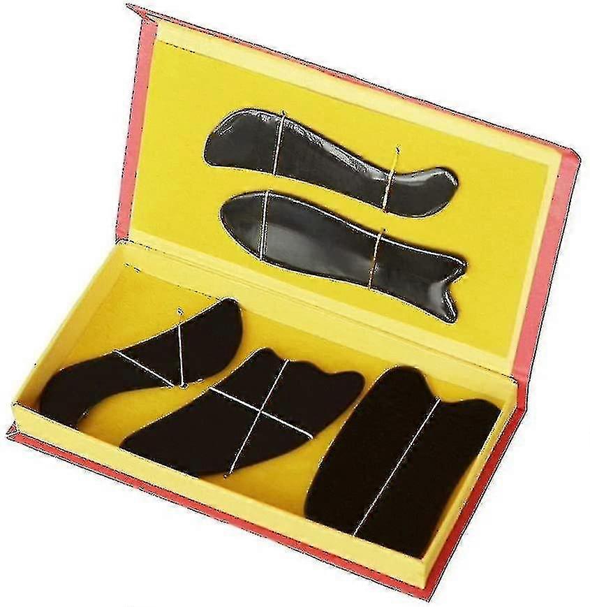 グアシャマッサージツールセットバッファローホーングアシャボード