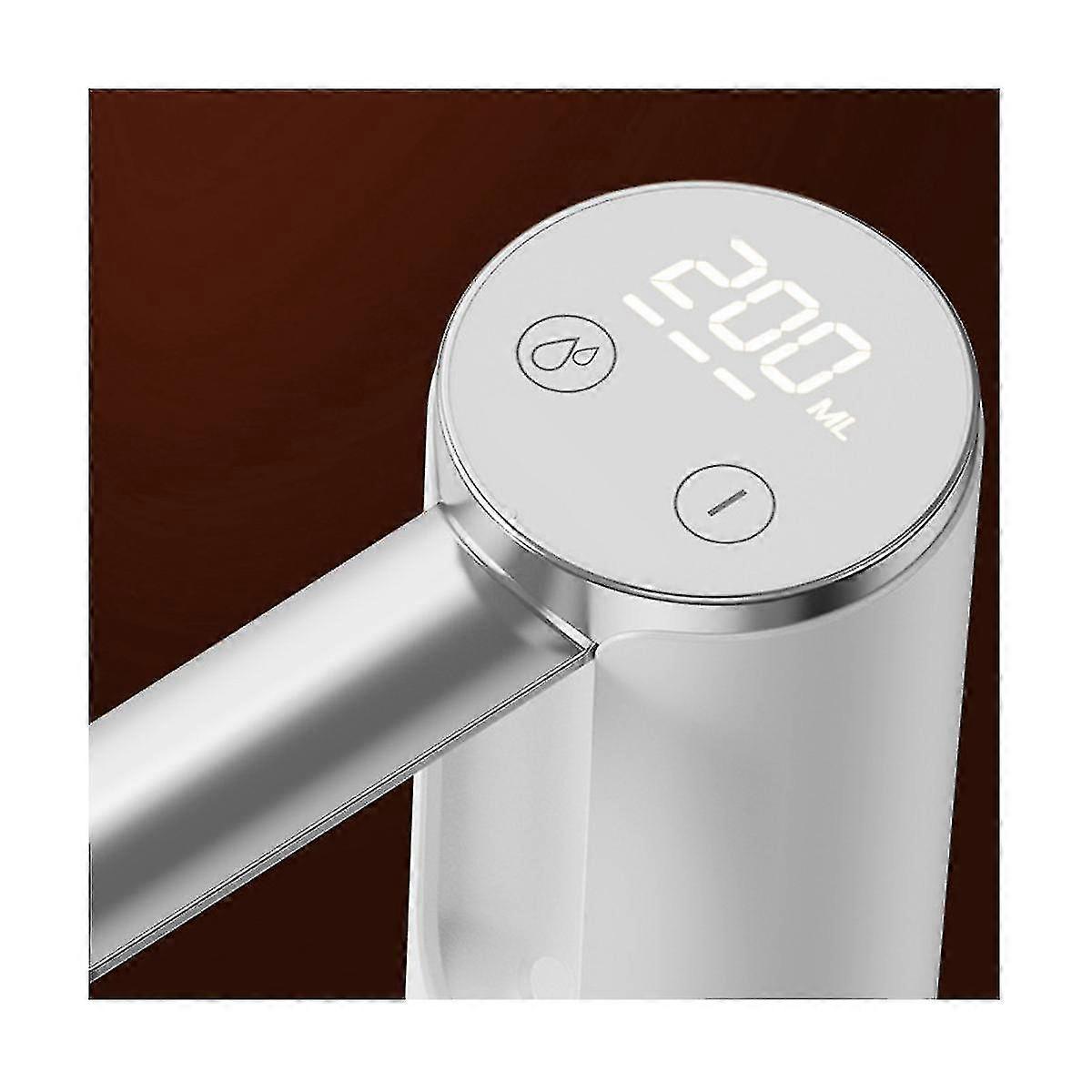 Dual- Desktop Water Bottle Dispenser With Automatic Measures, Foldable Portable Electric Water Bott