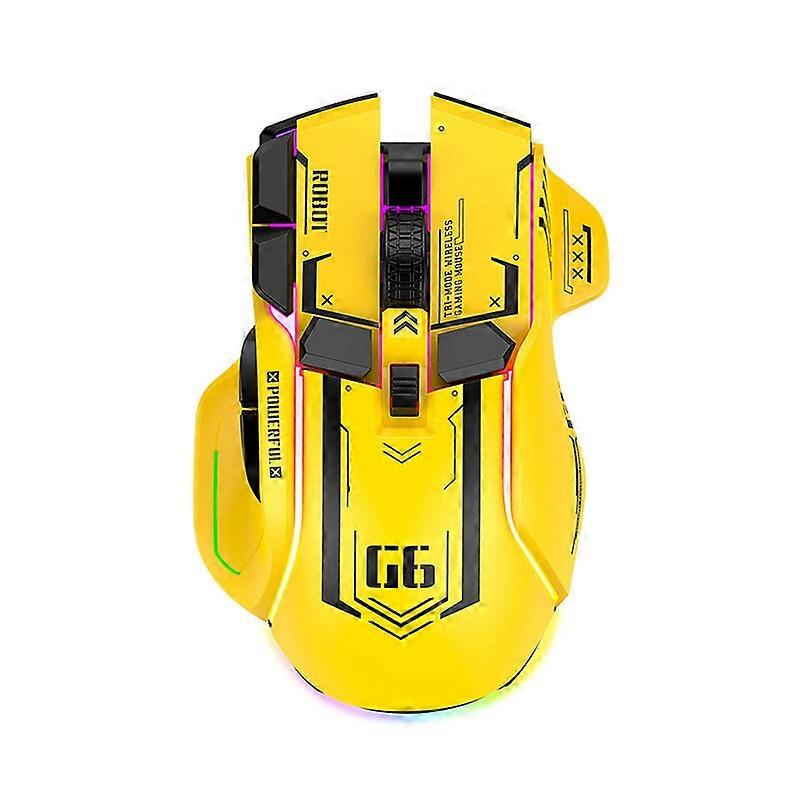 Souris de jeu sans fil tri-mode RVB 12800DPI à 10 touches