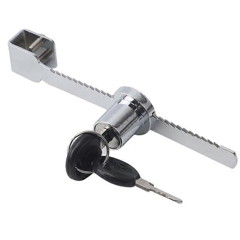 Removable Serrated Glass Sliding Door Lock With Key