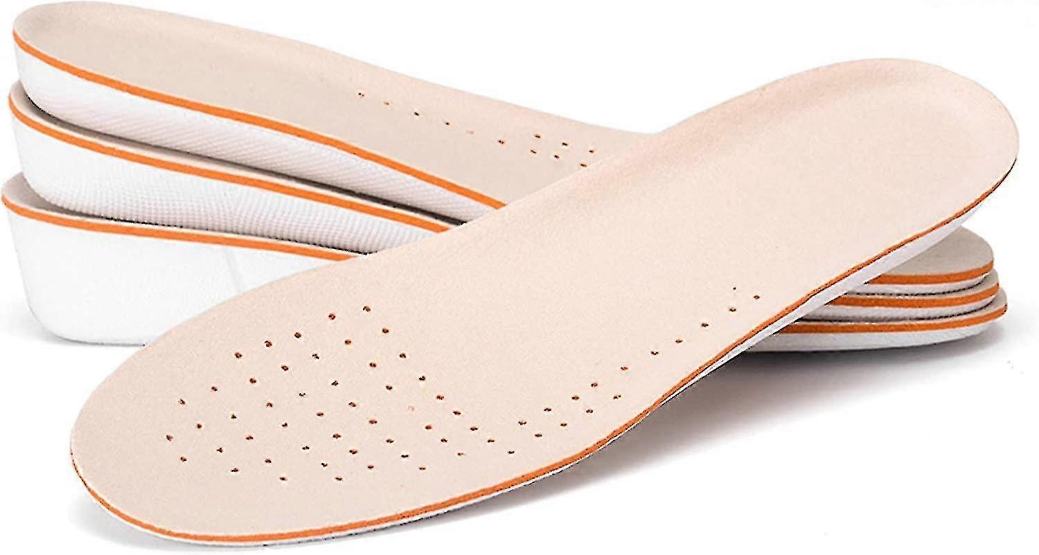 Increase Insole Height 1.5cm Breathable Full Shoe Increase Inner Cushion Heels Invisible Insoles For Men Women(size M, 35 - 40)