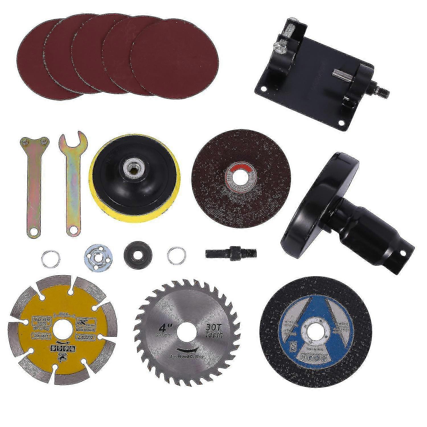 17pcs 13mm Electric Drill Cutting Seat Conversion Tool Accessories_l