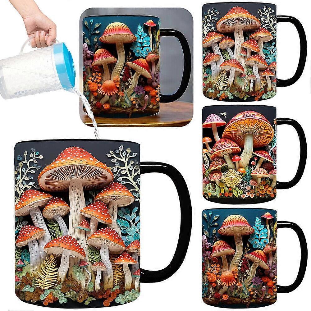 Creative 3D Magic Mushrooms Mug 3D 3D Space Design Mugs New Tea Cup