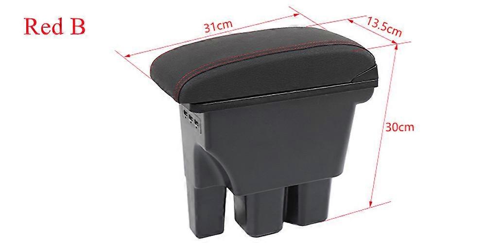 Car Console Center Armrest Box Assembly for Suzuki Jimny JB64 JB74 2019-2023 Auto Interior Accessories with 3 USB Charger Port