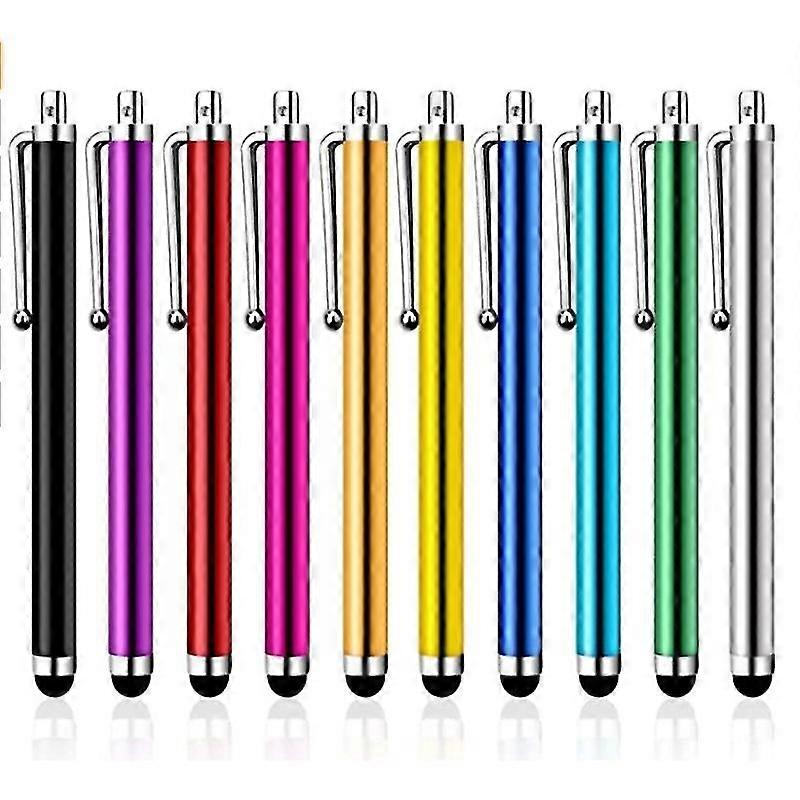 10pcs Universal Capacitive Stylus Pen, Touch Screen Capacitive Stylus Pen Random Color