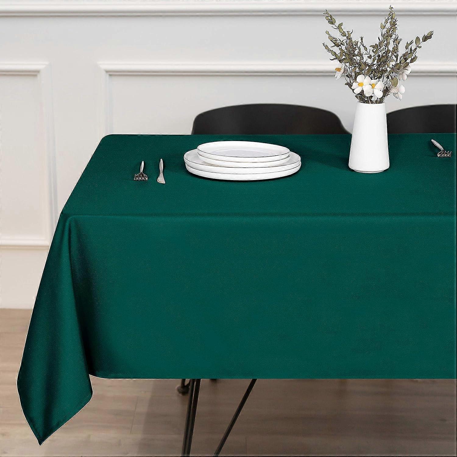 Square Tablecloth - 54 x 78 Inch - Stain and Wrinkle Resistant Washable Polyester Table Cloth, Decorative Fabric Table Cover for Dining Table, Buffet