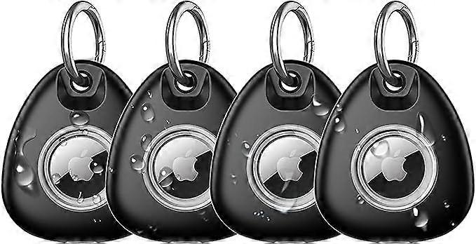 Sichy AirTag Case [4-Pack], AirTag Keyring for Apple AirTag Holder, Scratch and Waterproof Protective Lock Design, AirTag Case for Keys and Luggage