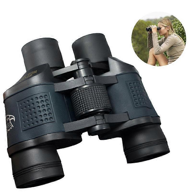 60X60 HD Binoculars for Adults Compact Binoculars with Low Light Night Vision