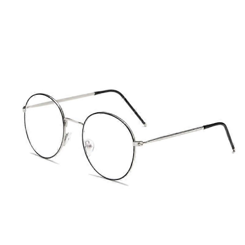 New Anti Blue Light Anti Blocking Filter Glasses Fashion Women Mens Computer Goggles Retro Metal Transparent UV400 Eyewear