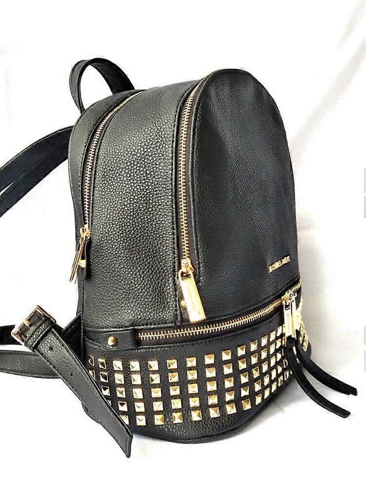 Lyxig designerryggsäck PU-läder damväska nitat damryggsäck