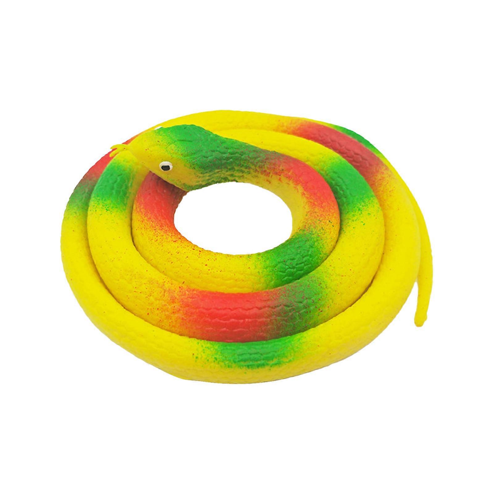 New Arrive Realistic Rubber Snake Toy for Garden Props, Jokes, and Pranks, 31.4-inch Size, Environmentally Friendly Material