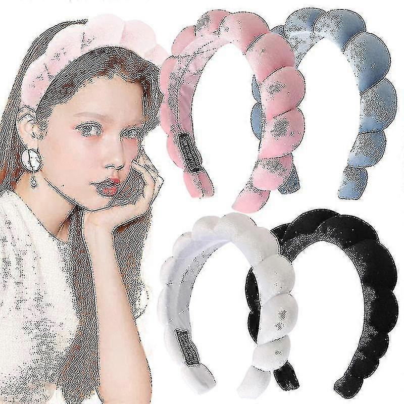 Spa čelenka mytí obličeje twist ručník čelenky jóga potítko houba vlasy pásky do vlasů