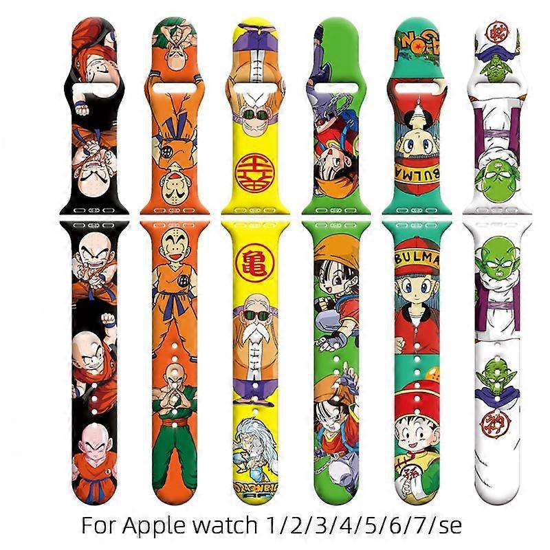 Συμβατό με λουράκι Apple S7 Λουράκι Apple Watch Band AppleWatch6/5/4/3/2/SE Dragon Ball Δώρο Έξυπνη σειρά 7 Ιμάντες Λουράκια Ρολόγια
