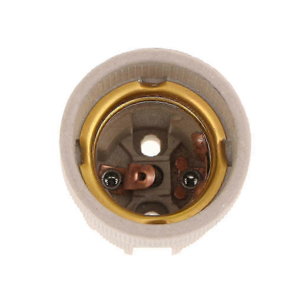 E27 Base Ceramic Lamp Holder Socket Cap For Halogen Light Bulb Down Light