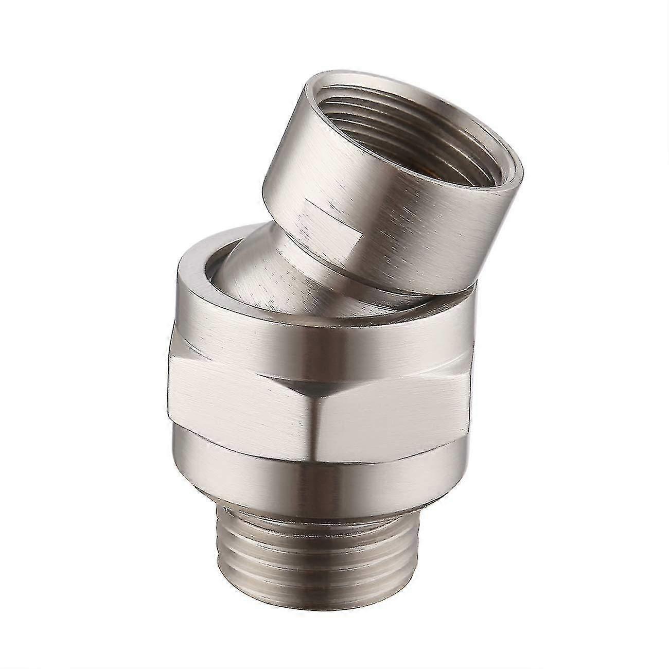 Shower Connector Adjustable Universal Brushed Nickel