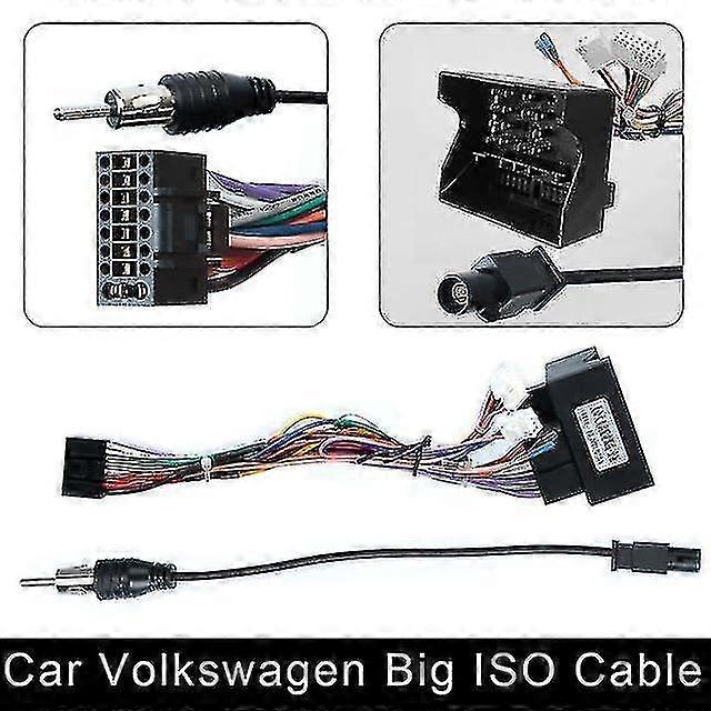 Conector de alimentare 2 Din masina Android Radio Cable Universal