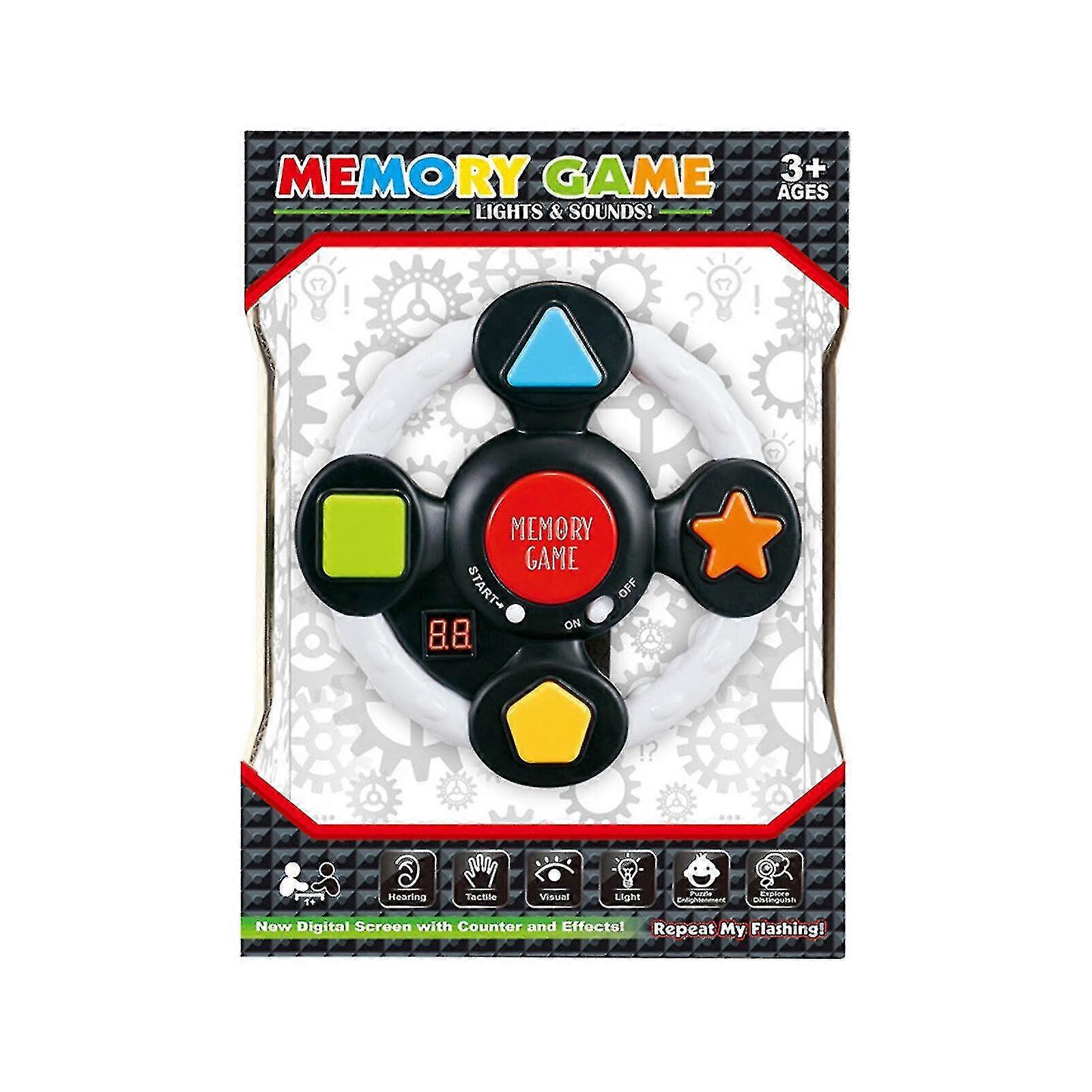 Kids Electronic Memory Game With Lights & Sounds, Brain Challenge For Boys & Girls Ages 8+