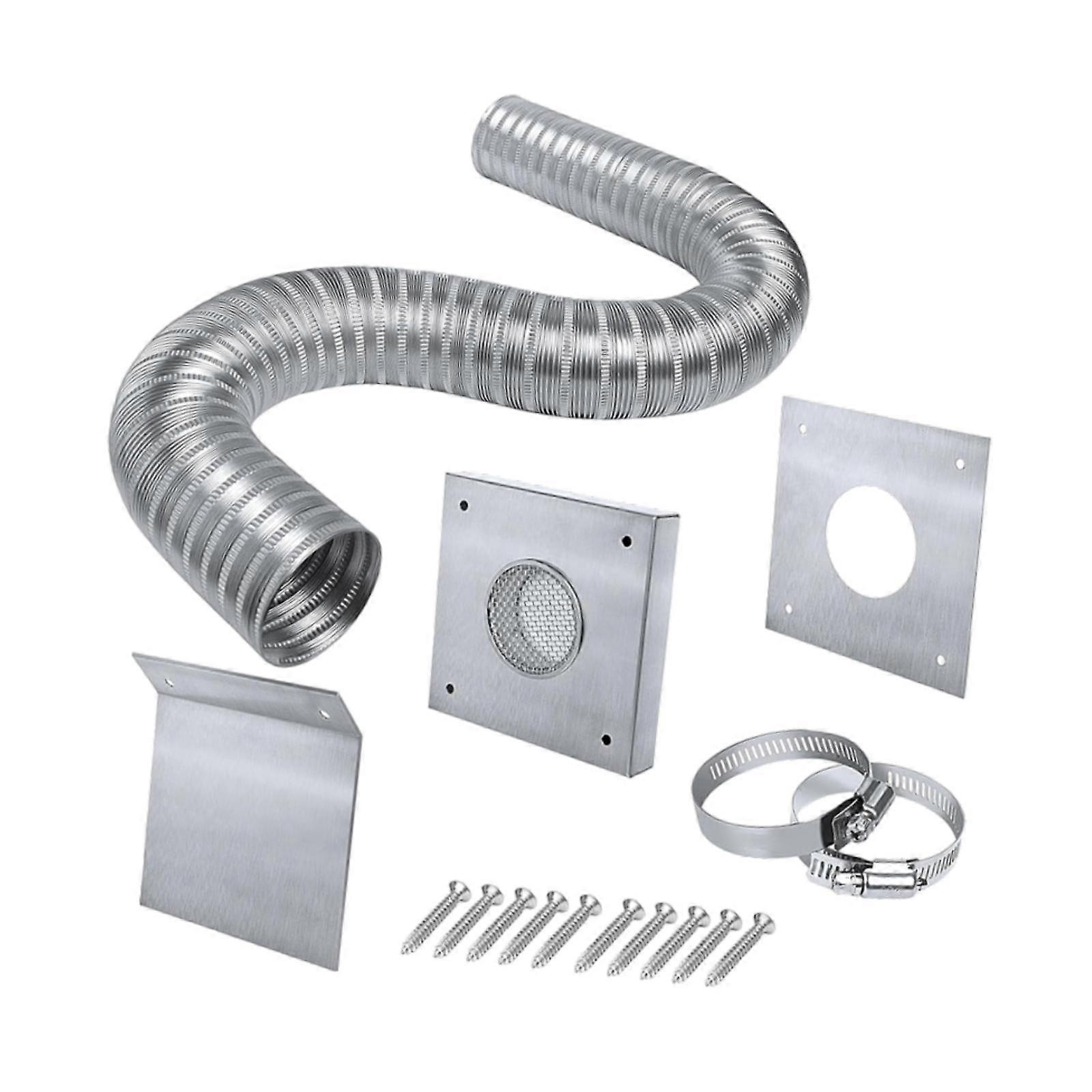 Particle Stove Air Intake Set Replace Practical Professional Metal Vent Pipe