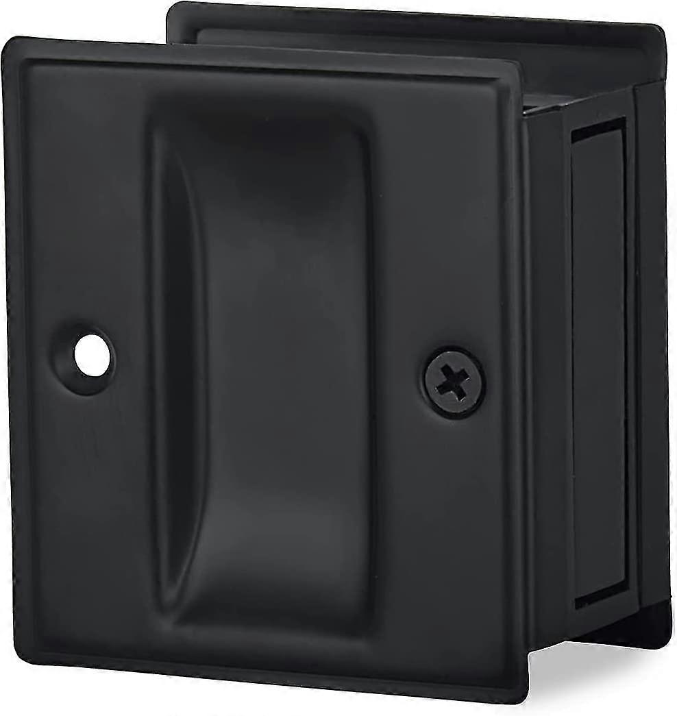 Sunrain 2 Pack Privacy Sliding Door Lock With Pull - Replace Old Or Damaged Pocket Door Lo
