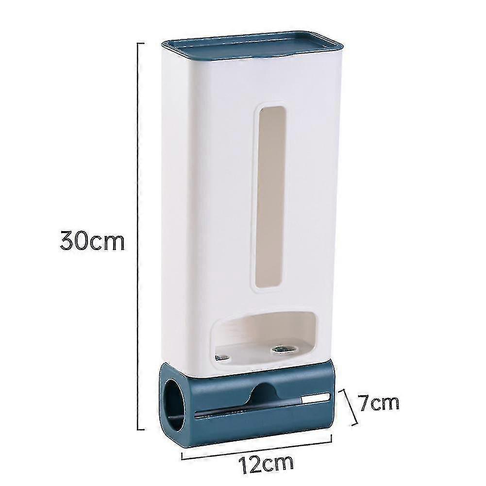 Wall Mount Garbage Bag Storage Box Organizer Plastic Bag Dispenser Storage Case