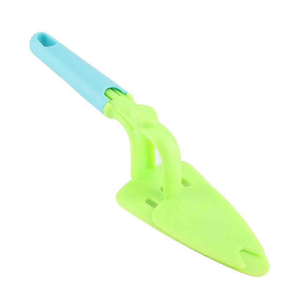 Plastic Multi-functional Cake Server Easy Push Pie Pizza Shovel Baking Kitchen Tool (Green)