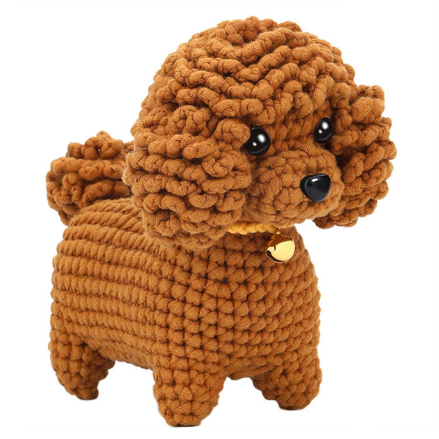 Complete Crochet Animal Kit Step-by-Step Beginner-friendly Easy-Spin Yarn Crochet Set Tutorials Easy