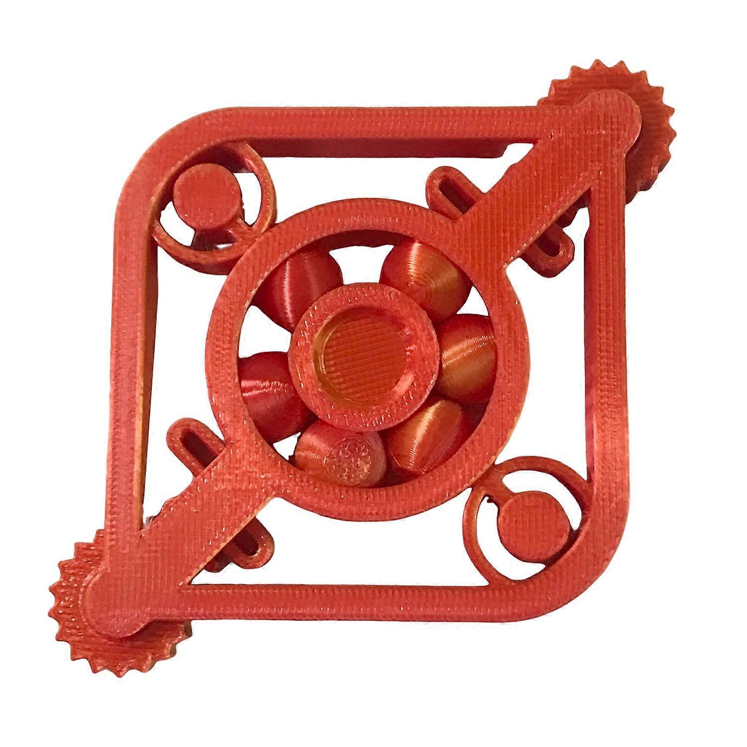 Fidget Toy Portable Fingertip Rotating Gear Ergonomic Hand Fidget Spinner Gear Travel-friendly